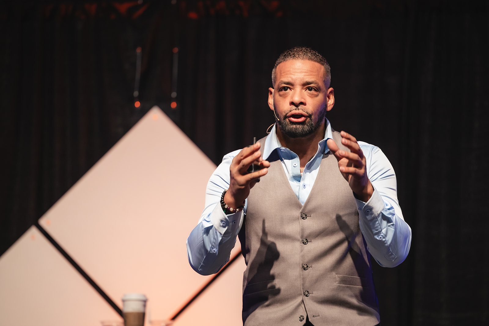 Dr. Stephen Crawford speaking on executive presence and leadership under pressure