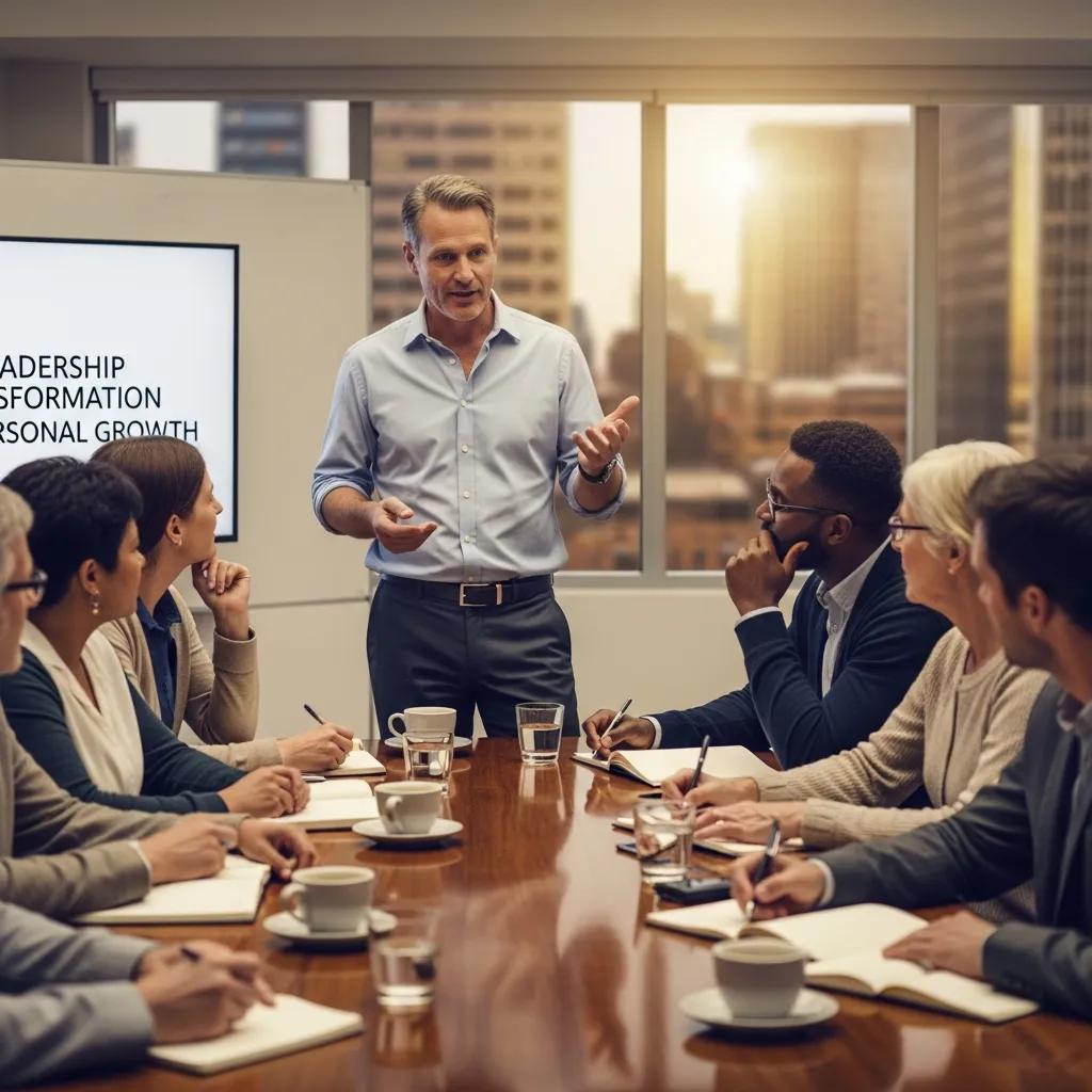 Dr. Stephen Crawford leading an executive coaching conversation
